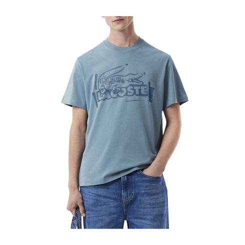 Lacoste T-shirt T-shirt Uomo con maxi stampa stencil 3 P25 - LACOSTETH0284 - CUN - 3 - Francavilla Moda